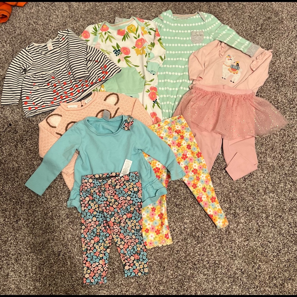 6-9 month baby girl lot